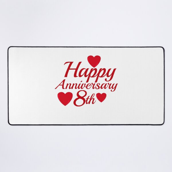 Item preview, happy anniversary 8th designed and sold by win Design.