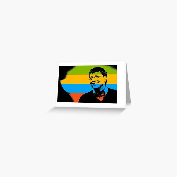 Design Bill Gates   Greeting Card