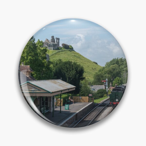Item preview, Train departing Corfe Castle designed and sold by cdkphotos.