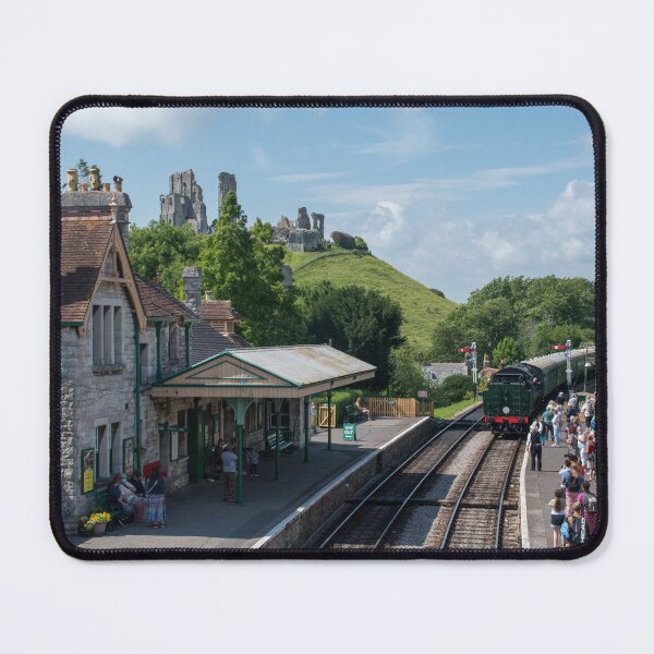 Item preview, Train departing Corfe Castle designed and sold by cdkphotos.