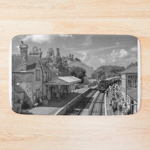 Item preview, Corfe Castle in black and white designed and sold by cdkphotos.