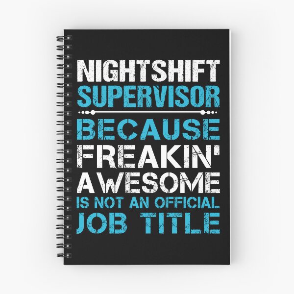 Item preview, Nightshift Supervisor T Shirt - Freaking Awesome Job Gift Item Tee designed and sold by oetate4774.
