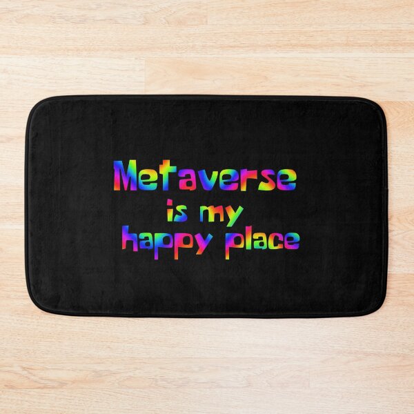 Item preview, Metaverse crypto |  Metaverse is my happy place neon designed and sold by H3arthack3r.
