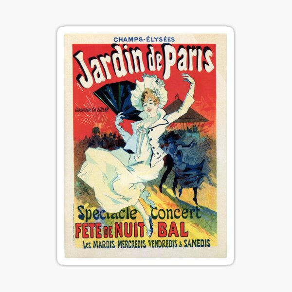 Item preview, Fiesta nocturna vintage belle epoque jardin de Paris designed and sold by aapshop.