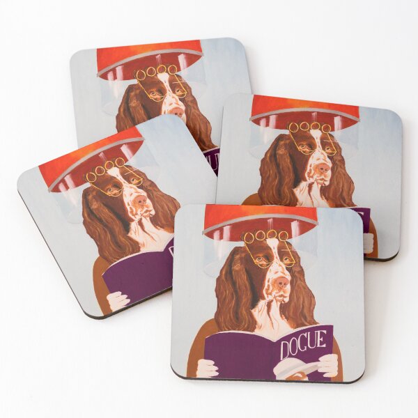 Item preview, Springer Spaniel dog funny oil paining designed and sold by hamlynburns.