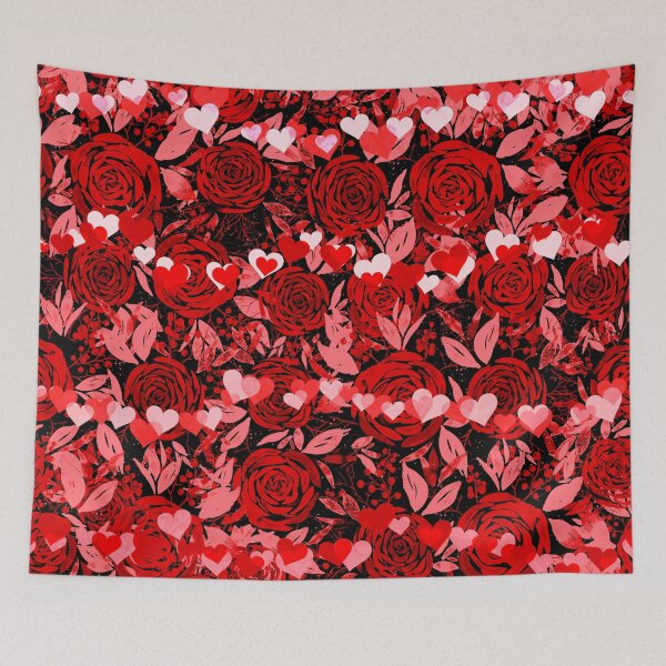 Item preview, Valentine's hearts and roses designed and sold by cesartorresart.