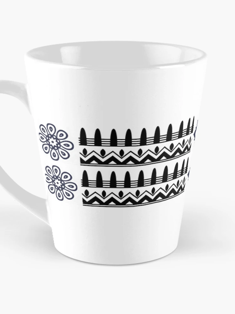 Thumbnail 3 of 4, Coffee Mug, Traditinal Pattern designed and sold by Graphiana.