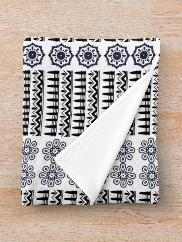 Thumbnail 3 of 6, Throw Blanket, Traditinal Pattern designed and sold by Graphiana.