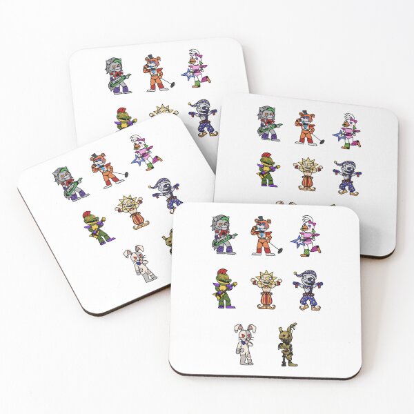 Item preview, FNAF Security Breach Chibis designed and sold by emptymasksart.