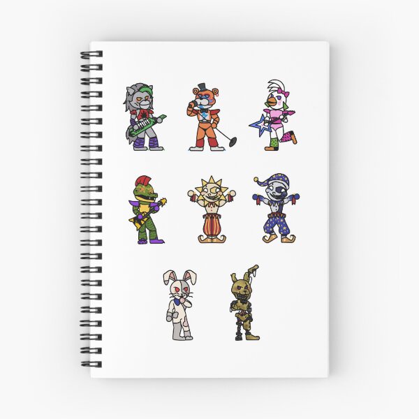 Item preview, FNAF Security Breach Chibis designed and sold by emptymasksart.