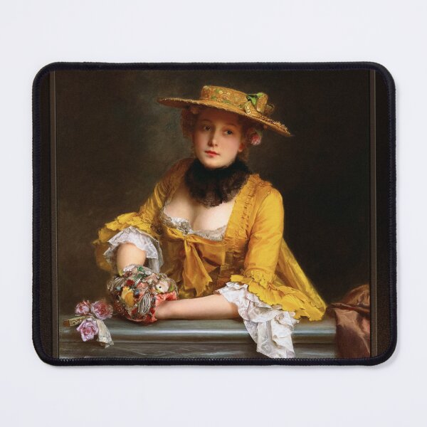 Item preview, Will It Be Fine by Gustave Jacquet Remastered Xzendor7 Classical Fine Art Old Masters Reproductions designed and sold by Xzendor7 Digital Art Creations.