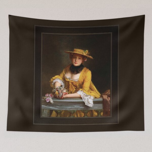 Item preview, Will It Be Fine by Gustave Jacquet Remastered Xzendor7 Classical Fine Art Old Masters Reproductions designed and sold by Xzendor7 Digital Art Creations.