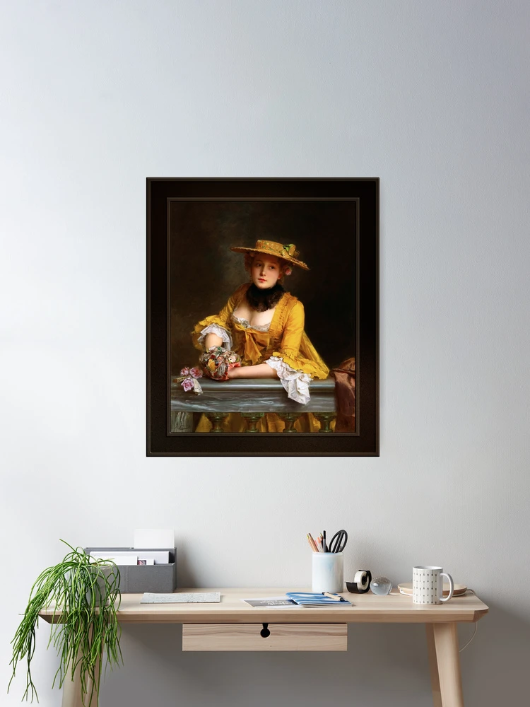 Will It Be Fine by Gustave Jacquet Remastered Xzendor7 Classical Fine Art Old Masters Reproductions Poster