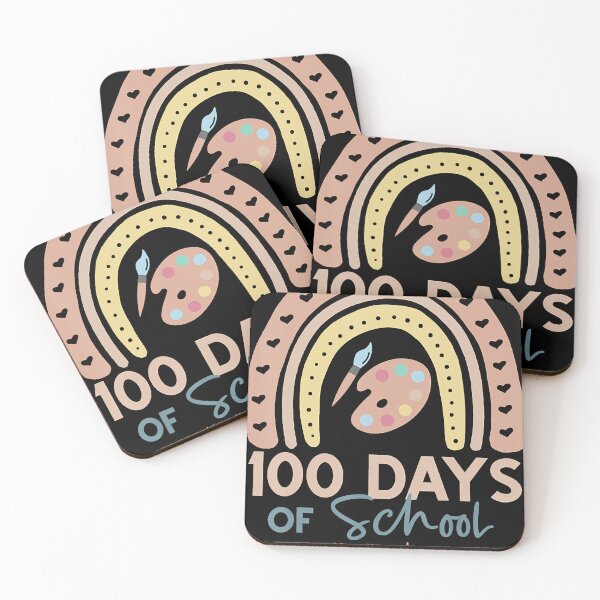 Item preview, 100th Day Of School Art Teacher 100 Days Art Rainbow designed and sold by CindyButler.