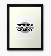 Best Son In The Galaxy Framed Print