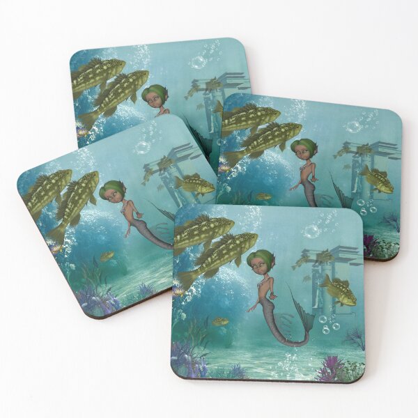 Item preview, Little mermaid in the deep ocean designed and sold by nicky2342.