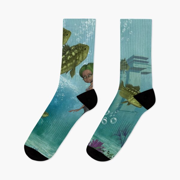 Item preview, Little mermaid in the deep ocean designed and sold by nicky2342.