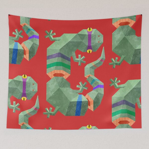 Item preview, Polygonal Gecko designed and sold by sloeilustracion.