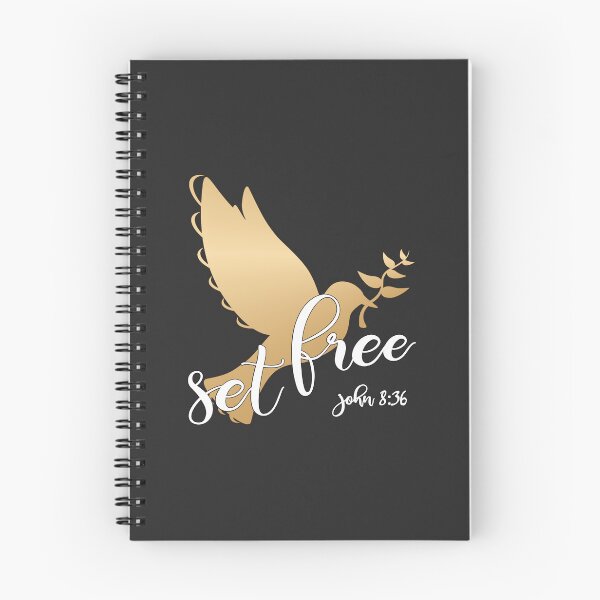 Item preview, Christian Design - Set Free With Flying Gold Dove. designed and sold by simplydesignart.