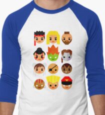 Street Fighter 2 Mini Men's Baseball ¾ T-Shirt