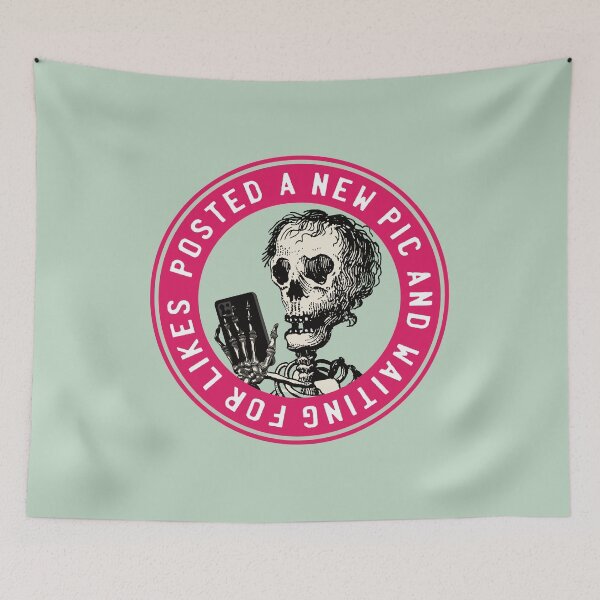 Item preview, Posted a new pic and waiting for likes - skull meme designed and sold by knappidesign.