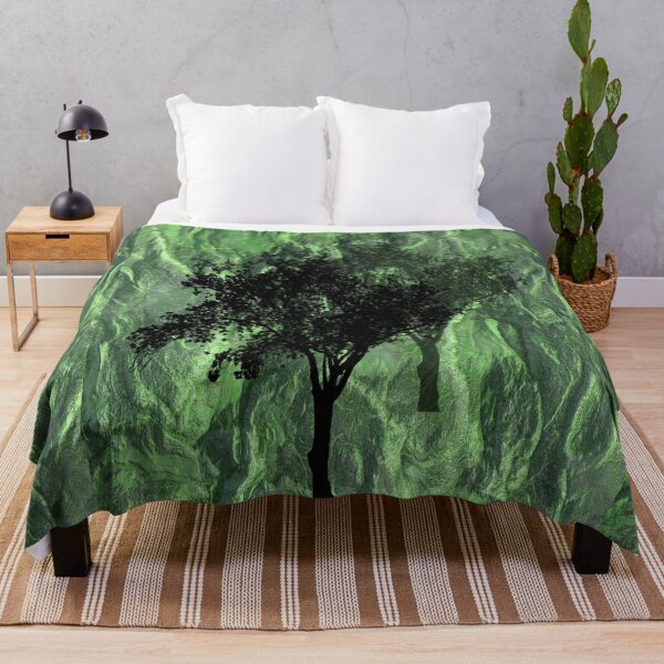 Item preview, Tree, silhouette, sage green background, minimal, abstract designed and sold by Areashor.