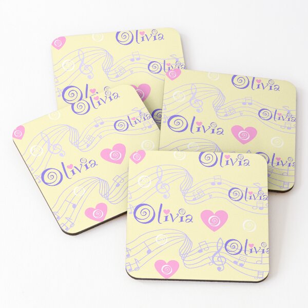 Artikelvorschau, Olivia-Name auf Zitronengelb entworfen und verkauft von QuirkyCraftz.