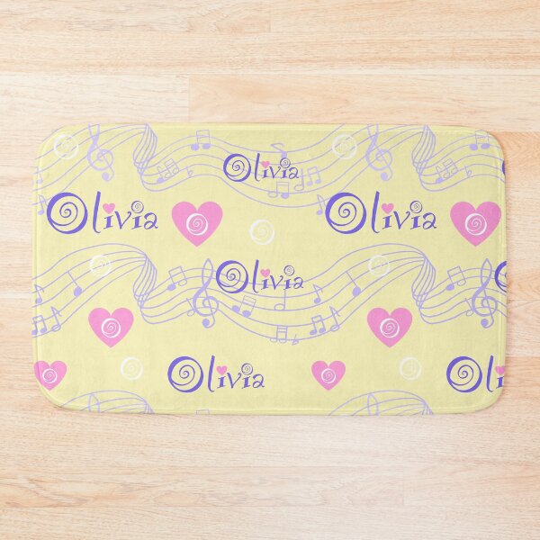 Artikelvorschau, Olivia-Name auf Zitronengelb entworfen und verkauft von QuirkyCraftz.