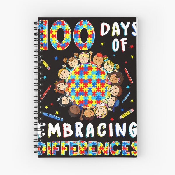 Item preview, Autism Awarenes Differences 100 Days Of School designed and sold by CindyButler.