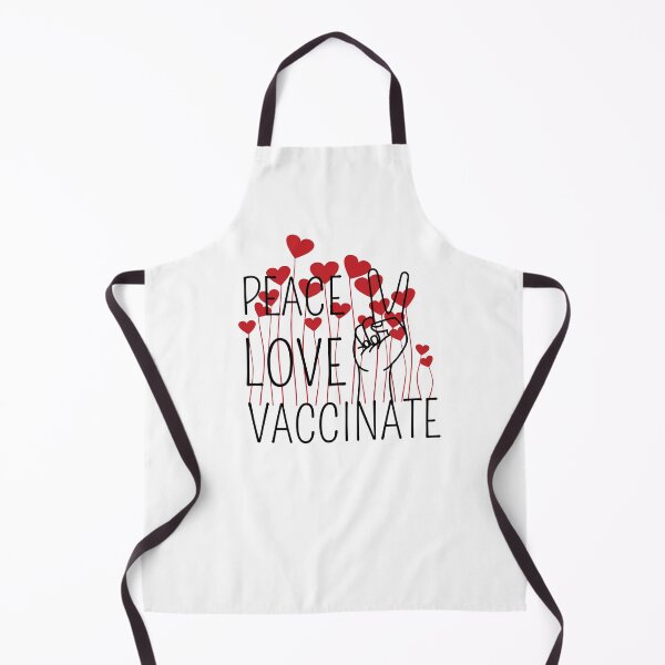 Item preview, Peace Love Vaccinate, Funny quote With Cute Hearts designed and sold by AmeliaStore1.