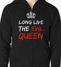 LONG LIVE THE EVIL QUEEN Zipped Hoodie