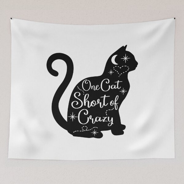 Item preview, One Cat Short Of Crazy designed and sold by Ala Muk.