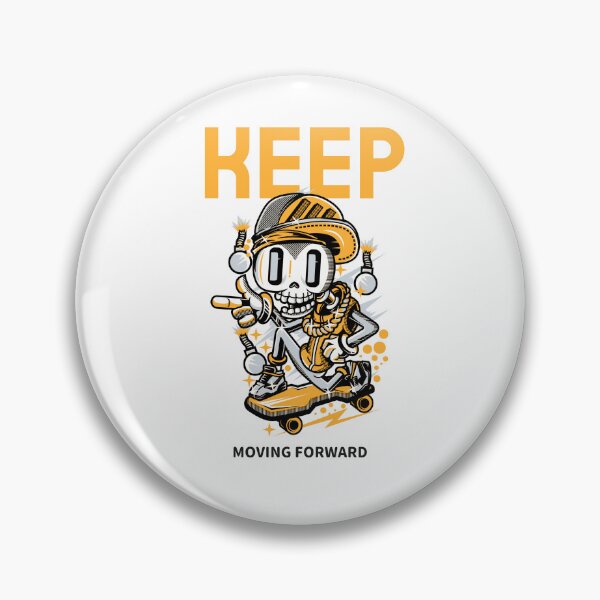 Item preview, Keep moving forward skater streetwear designed and sold by deluxis.