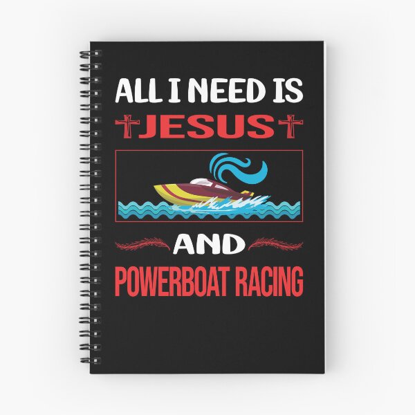 Item preview, Funny Jesus Powerboat Racing designed and sold by SunnyShop123.