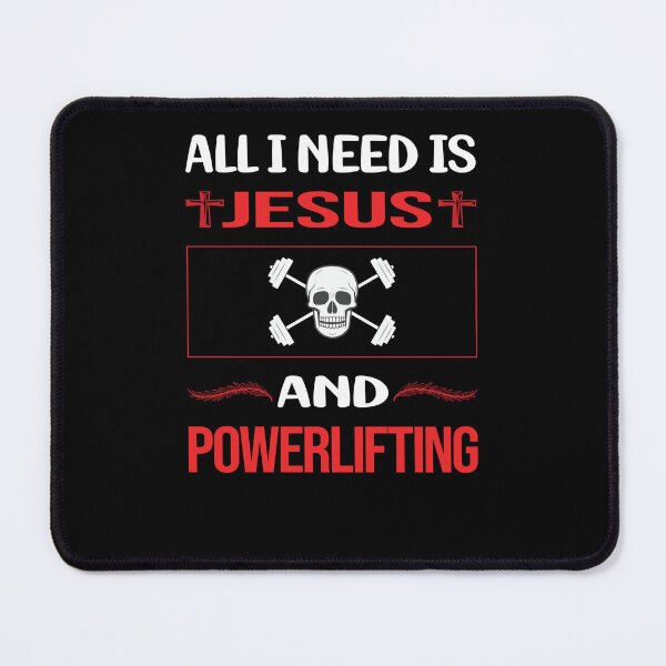 Item preview, Funny Jesus Powerlifting designed and sold by SunnyShop123.