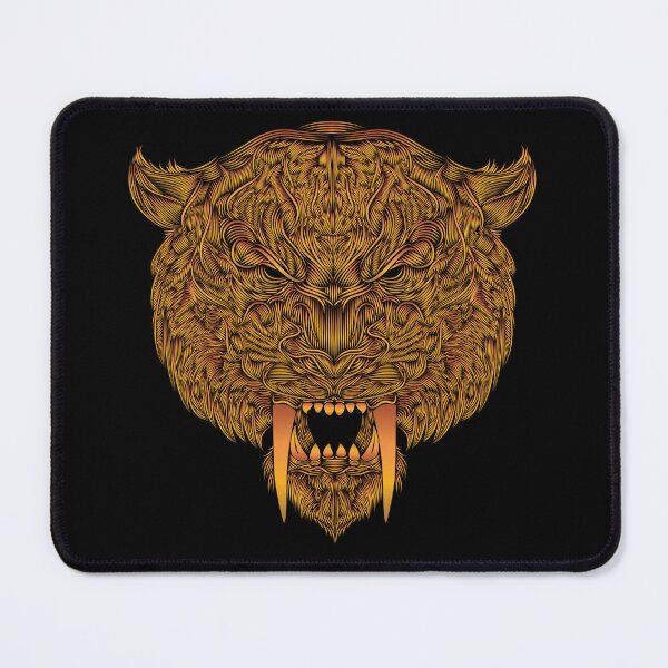 Item preview, Gold Orange Sabertooth Tiger Sabretooth designed and sold by hockeng.