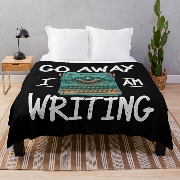 Item preview, Go Away, I'm Writing designed and sold by DAFIN.
