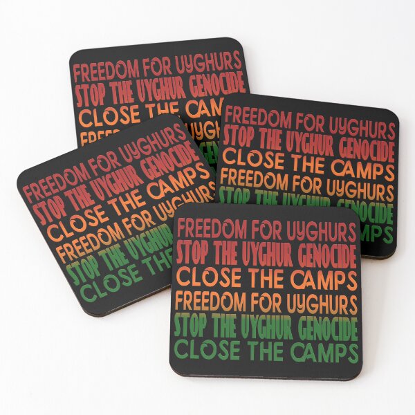 Item preview, FREEDOM FOR UYGHURS - STOP THE UYGHUR GENOCIDE - CLOSE THE CAMPS. designed and sold by Ralek.