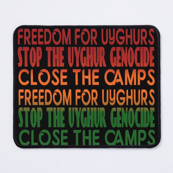 Item preview, FREEDOM FOR UYGHURS - STOP THE UYGHUR GENOCIDE - CLOSE THE CAMPS. designed and sold by Ralek.