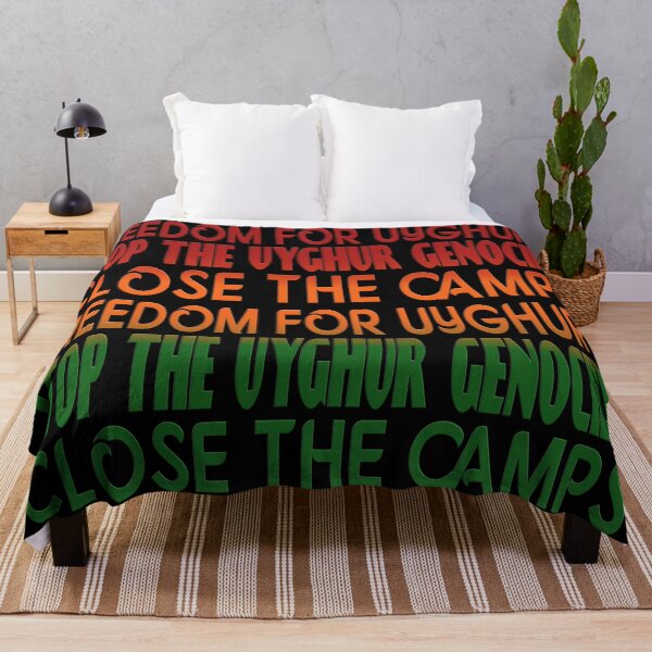 Item preview, FREEDOM FOR UYGHURS - STOP THE UYGHUR GENOCIDE - CLOSE THE CAMPS. designed and sold by Ralek.