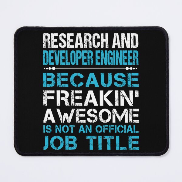 Item preview, Research And Developer Engineer T Shirt - Freaking Awesome Job Gift Item Tee designed and sold by oetate4774.