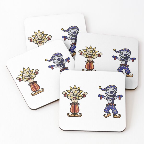 Item preview, FNAF Security Breach Chibis - Sun and Moon designed and sold by emptymasksart.