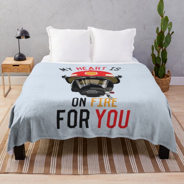 Item preview, My Heart Is On Fire For You | Funny Valentines Day Quotes For Firefighters | Funny Valentines Day Quotes For Firefighters designed and sold by DrawingBoard.