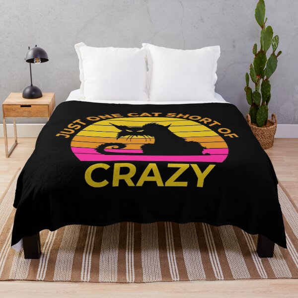 Item preview, One Cat Short Of Crazy designed and sold by Ala Muk.
