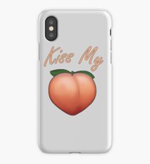 Kiss My Peachy Peach iPhone Case