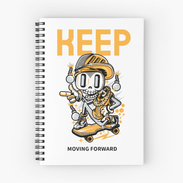 Item preview, Keep moving forward skater streetwear designed and sold by deluxis.