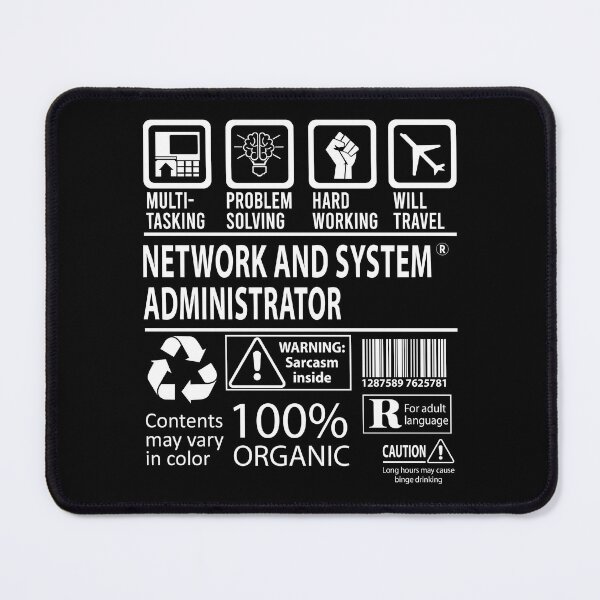 Item preview, Network And System Administrator T Shirt - MultiTasking Certified Job Gift Item Tee designed and sold by andahanson.