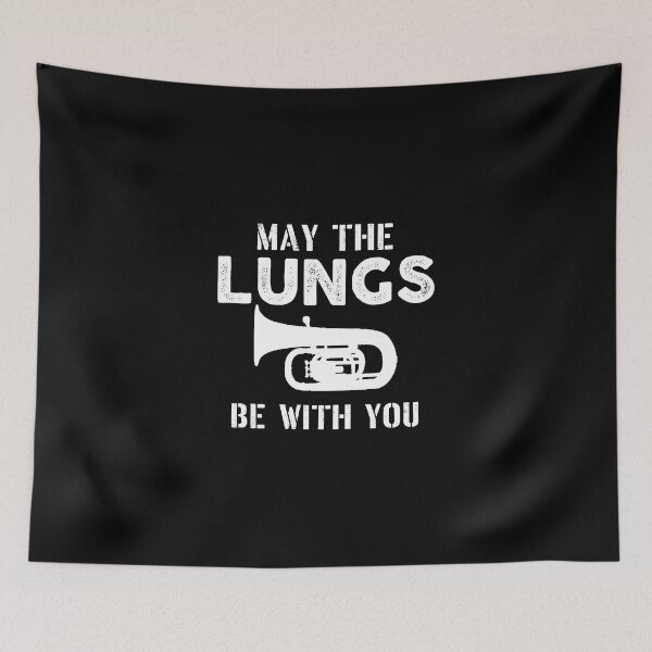 Item preview, Tuba Player Gift, may the lungs be with you Tubaist Funny Musician  Band Gift  Funny Rude Offensive saying, designed and sold by joygift369.