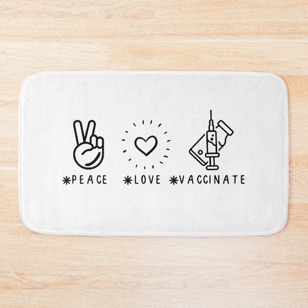 Item preview, Peace Love Vaccinate, Funny quote With Cute Heart designed and sold by AmeliaStore1.