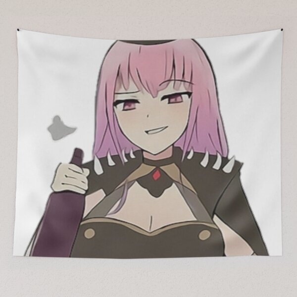 Item preview, Drinking Calli || Anime Girl designed and sold by AszaAri.